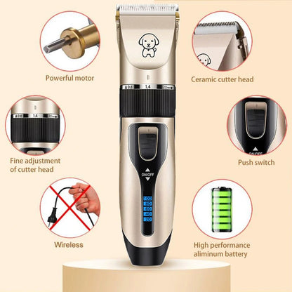 Fur-Minator 3000 - Rechargeable Dog Clipper Dog Hair and Grooming Device