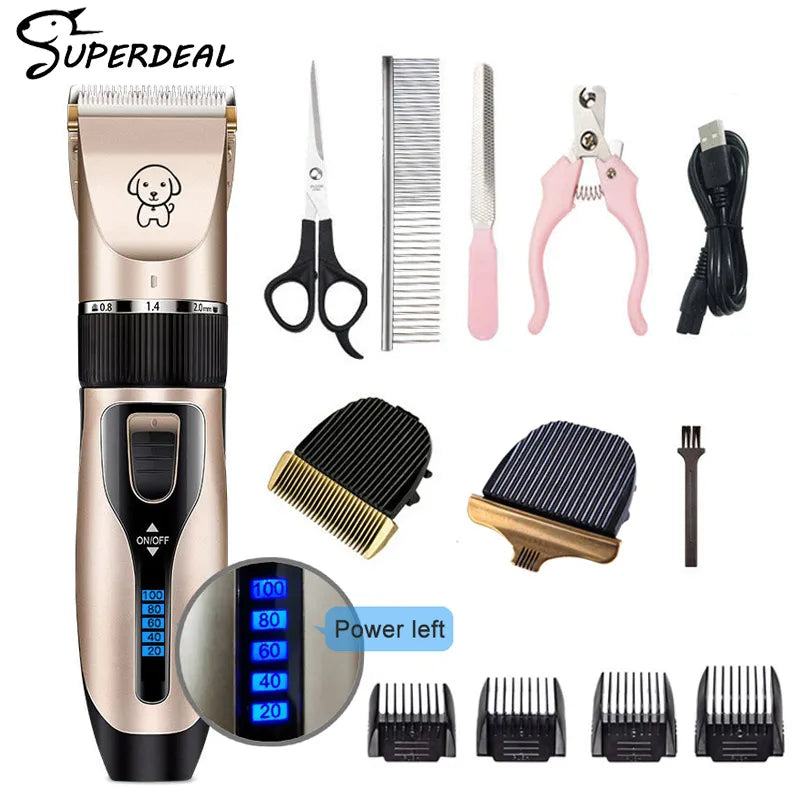 Fur-Minator 3000 - Rechargeable Dog Clipper Dog Hair and Grooming Device