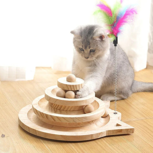 Play Time - Wooden High-Quality Cat Toy