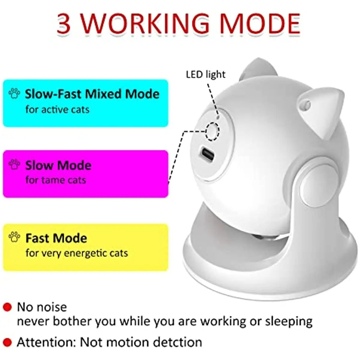 Catch Me If You Can! Automatic Multiangle Laser Toy for Cats and Dogs