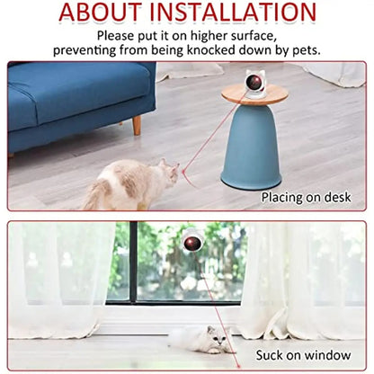 Catch Me If You Can! Automatic Multiangle Laser Toy for Cats and Dogs